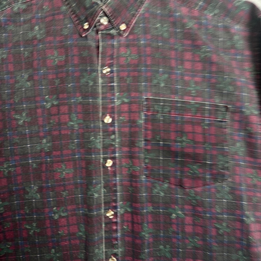 Vintage FRANK Single Pocket Long Sleeve Collard Shirt Button Down Size Medium - Picture 2 of 7